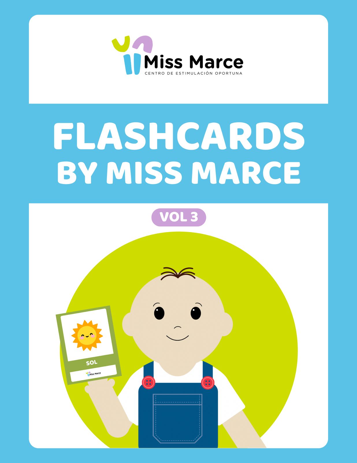 Flashcards y Tarjetas de Alto Contraste para Bebés Vol. 3 (Digital – 174 tarjetas)