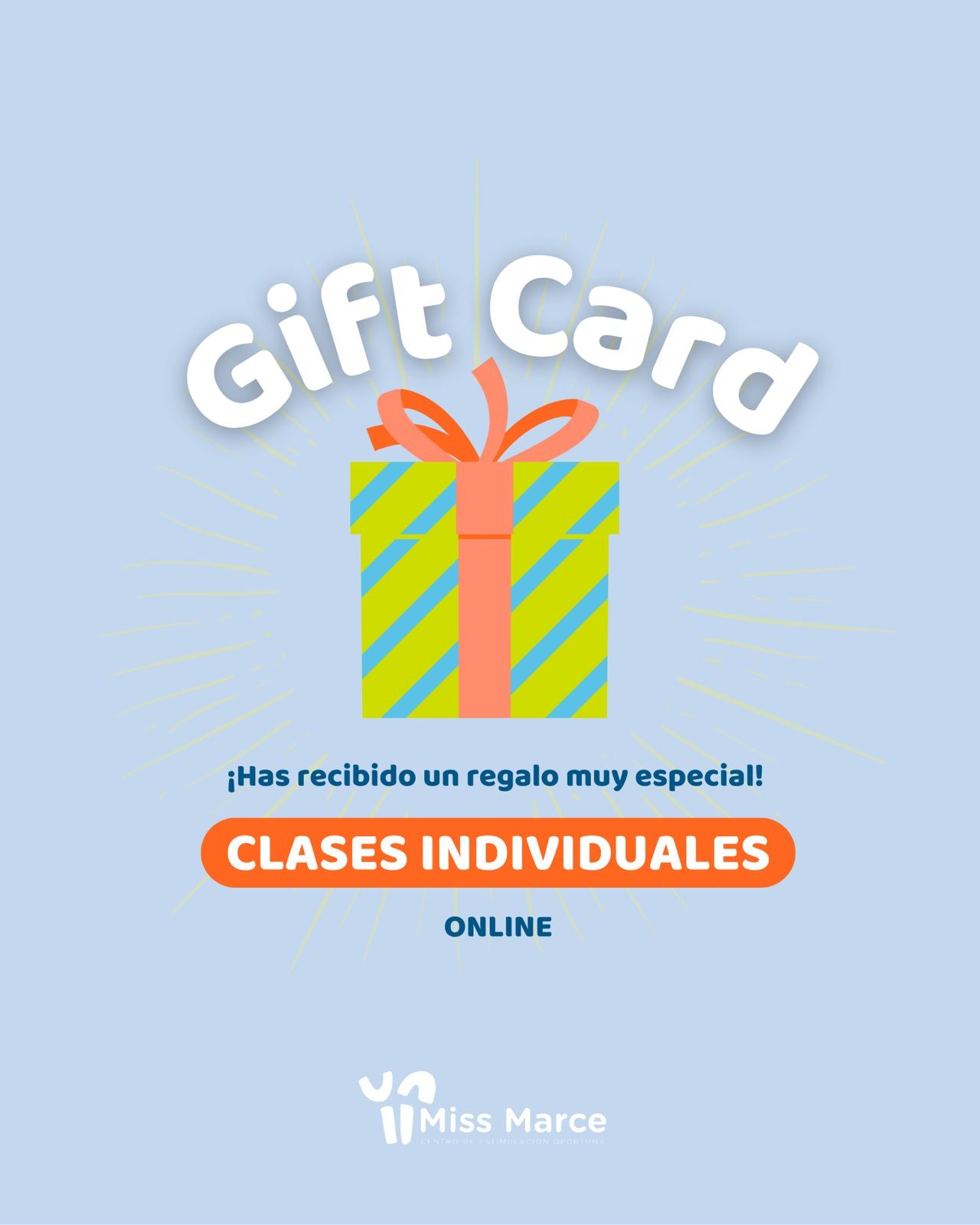 Gift Card Clases Individuales